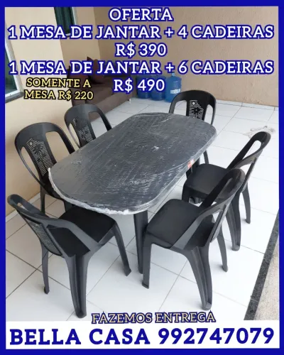 MESA CEREJEIRA ENTREGO HOJE
