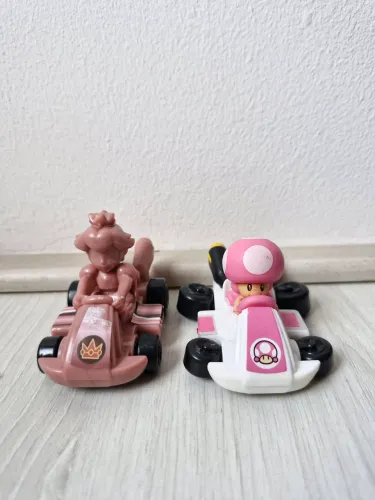 Mario Kart - Princesa Peach e Toad - Mclanche Feliz Mario Bros