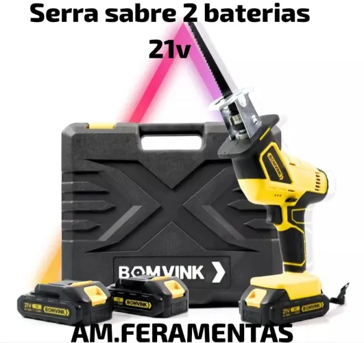 Serra Sabre 21v 2 Baterias e maleta de transporte 