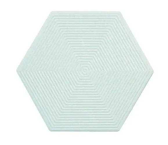 Porcelanato Love Hexa SBL Brilhante Retificado 17,44x17,44cm Verde *Lote Com 84 Peças*