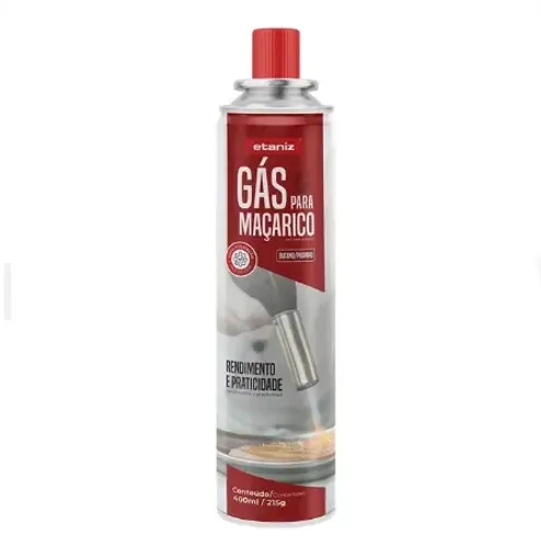 Refil Gás Para Maçarico 215G 400ml - Etaniz