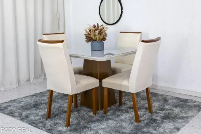 Mesa de Jantar com 4 cadeiras