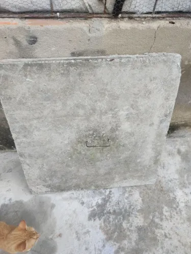Tampa de concreto para caixa 80x80