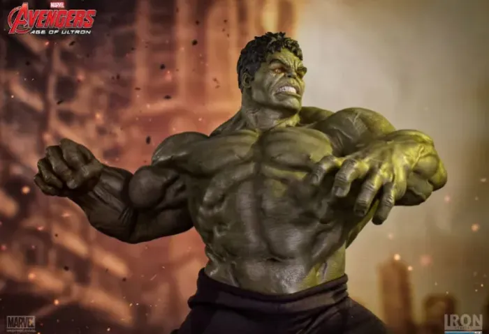 Hulk 1/6 iron studios age of Ultron diorama Hulk estátua