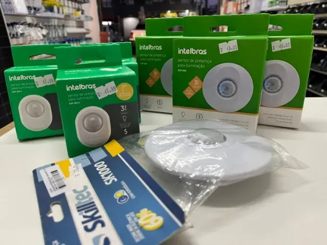 SENSOR DE PRESENÇA - PARA ILUMINAÇÃO