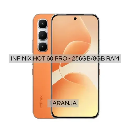 Smartphone Infinix Hot 60 Pro Dual Chip 256Gb 8Gb Ram + 8Gb Virtual 4G Android 15