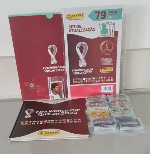 Kit Exclusivo Álbum Capa Dura com proteção - Completo