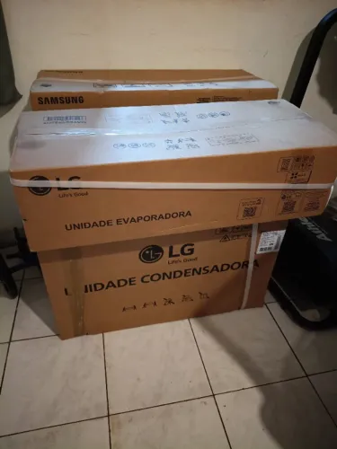 Ar condicionado split LG/sansung 12.000 Novo com garantia + serviço de instalação