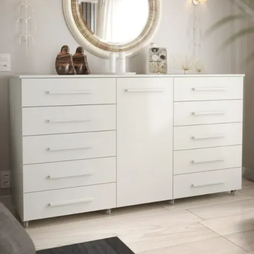 Cômoda 10 Gavetas com Sapateira Imperial - BATROL MÓVEIS
