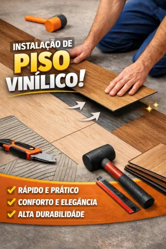 Instalação de piso vinílico