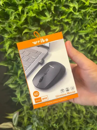 Mouse Wireless Weib W02 4D - Novo