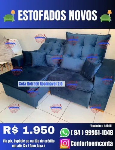 Sofá Retrátil Reclinável 2.0- Novo Diretamente da fábrica