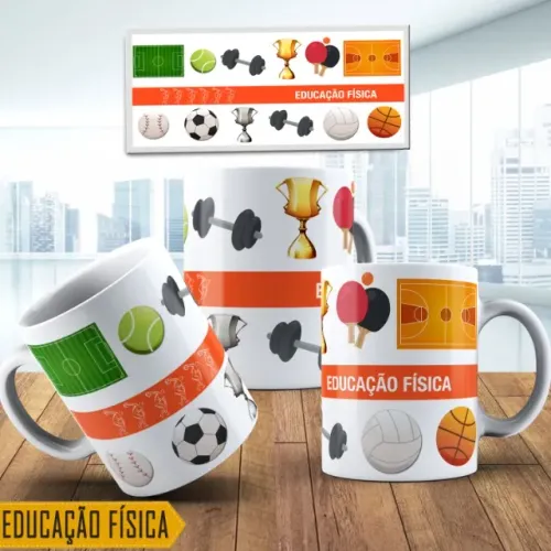 Canecas Dia da Educação Física