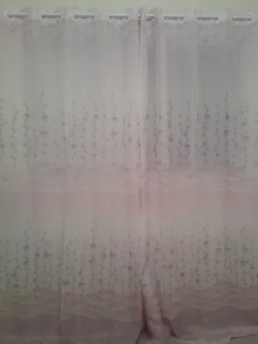 Cortina para quarto ou sala estampa Coração