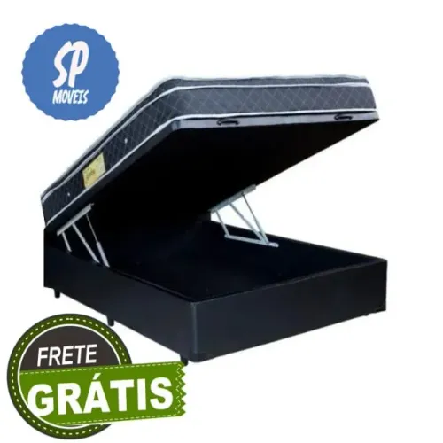 Kit Baú Casal + Colchão D33 17cm