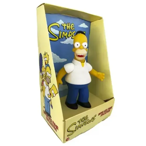 Boneco Homer Simpson Os Simpsons Articulado Grande Brinquedo Caixa Original