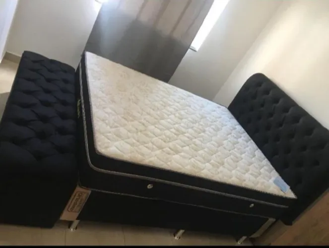Cama Box Casal Completa Orthocrin