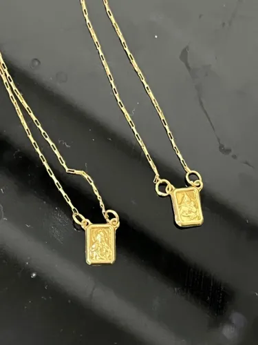 Escapulário Ouro 18k 60cm 1.64g