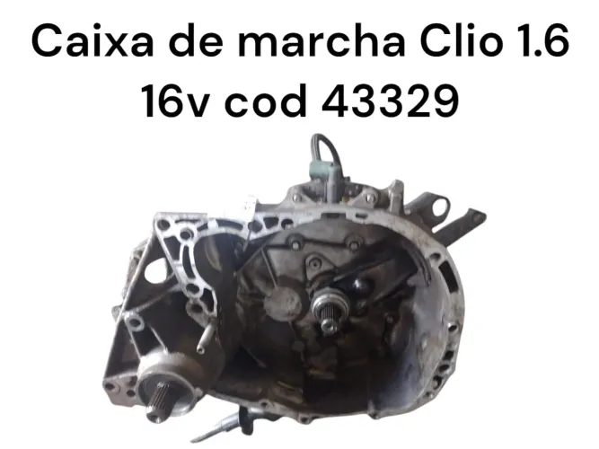 Caixa de marcha Clio 1.6 16v cod 43329
