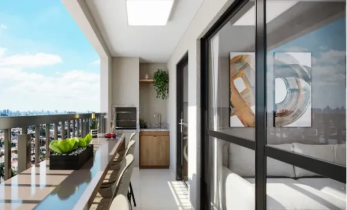 (HES) Apartamento em condomínio clube com suite e varanda gourmet 2 e 3 quartos