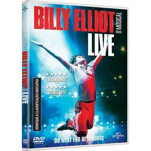 DVD Billy Elliot Live - O Musical Original Novo DESLACRADO