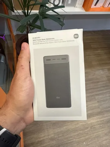 Power Bank Xiaomi 18W 30000mAh Xiaomi Novo e Lacrado