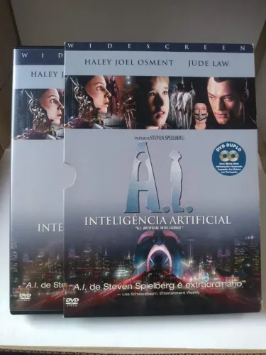Dvd DUPLO A. I. Inteligência Artificial Haley Joel Osment Steven Spielberg Original