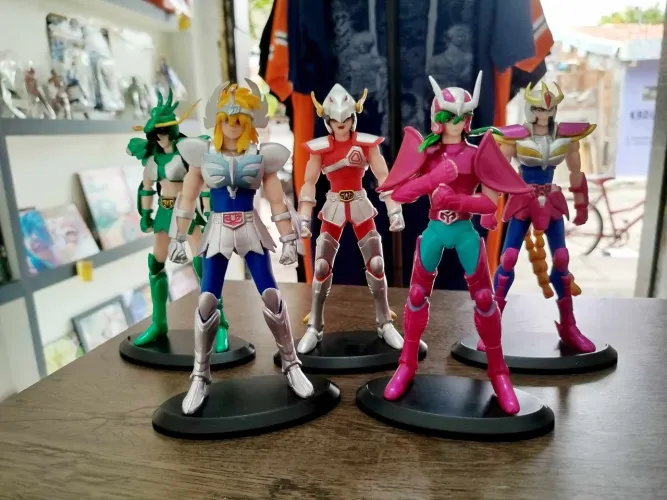 Bonecos Cavaleiros do Zodíaco - Coleção Completa action figures