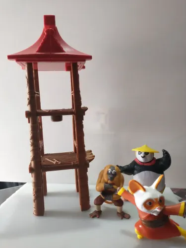 Conjunto Kung Fu Panda - Brinquedos Colecionáveis