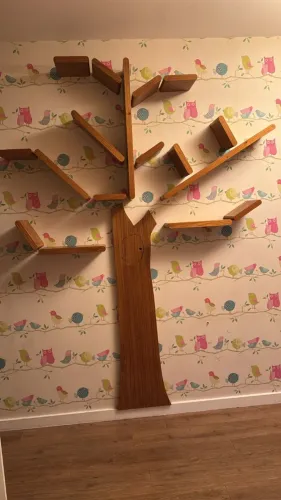 Estante Árvore Infantil OBA! - Madeira de Alta Qualidade - Rara e Decorativa!