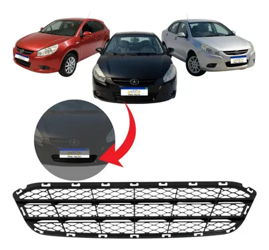 Grade Inferior Para-choque Jac J3 2010 2011 2012 2013