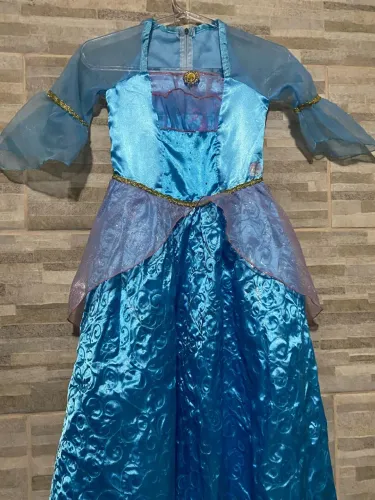 Fantasia Infantil Princesa Azul da Barbie 