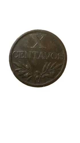 Moeda X Centavos De 1947 Em Bronze Origem Portugal.