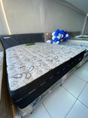 Cama King Topázio 198x198cm em até 10x