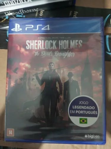 Sherlock Holmes The devil's daughter jogo ps4 game Playstation 4 lacrado