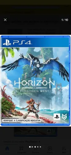 Horizon Forbidden West -PS4<br>USADO<br>ORIGINAL<br>R$ 80,00