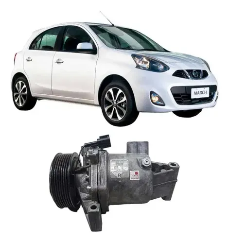 Compressor Ar Condicionado Nissan March 1.6 2015 À 2020