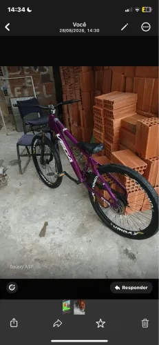 Bike aro 26, estilo bh, Roda vmax