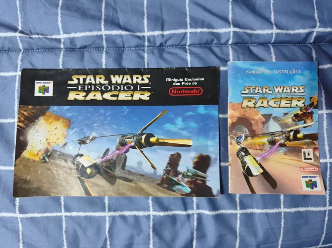 Manual + Mini Guia Star Wars Racer N64