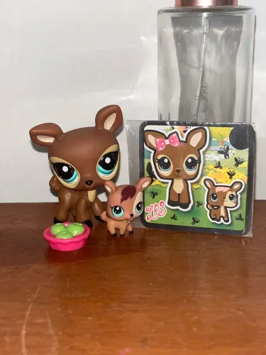 Littlest Pet Shop Cervo Mamãe e Bebê