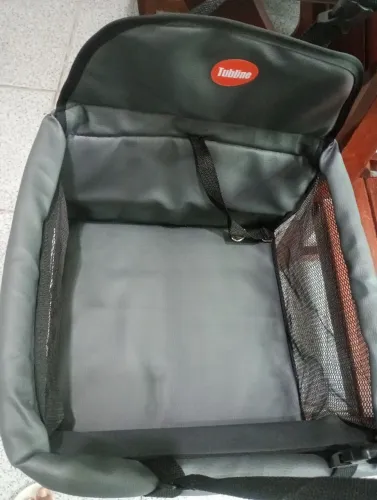 Assento transpet para cães e gatos tubline one couro M até 15 kg