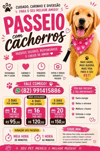 Passeio com Cachorros ?