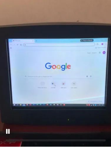 Monitor CrT Proview RF 777K funcionando normalmente sem o pé 