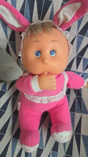 Boneca Patotinha Multibrink Anos 80 Coelhinha Original Vintage Rara