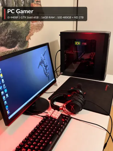 PC Gamer i5 9400F GTX 1660 6GB 16GB RAM SSD + HD