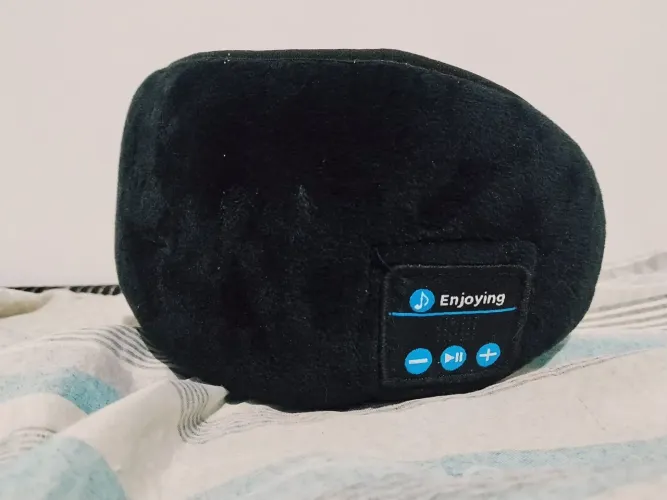 Máscara de Dormir Bluetooth com Som Integrado