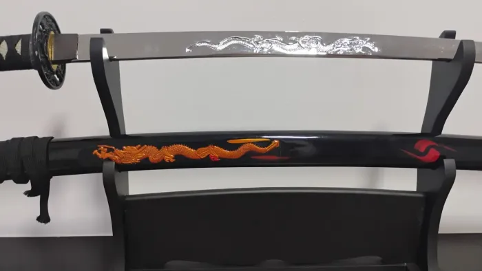 Katana - Samurai - dragão personalizado