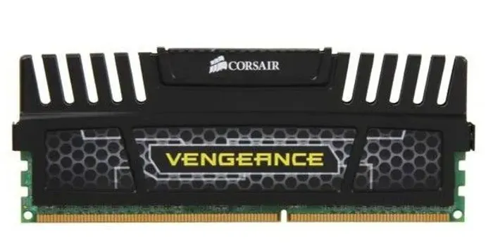 Memoria Corsair Vengeance 8GB (1x8) DDR3 1600MHz C10 Preta, CMZ8GX3M1A1600C10