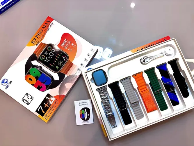 Smartwatch K9 Pro Max +7 pulseiras 