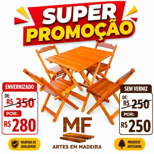 Super promoção de jogos de mesas dobráveis 